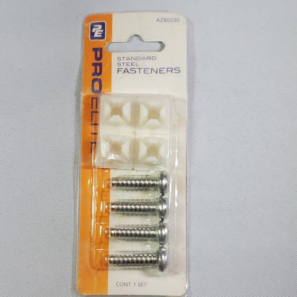 Cruiser Accessories 80230 License Plate Fasteners New